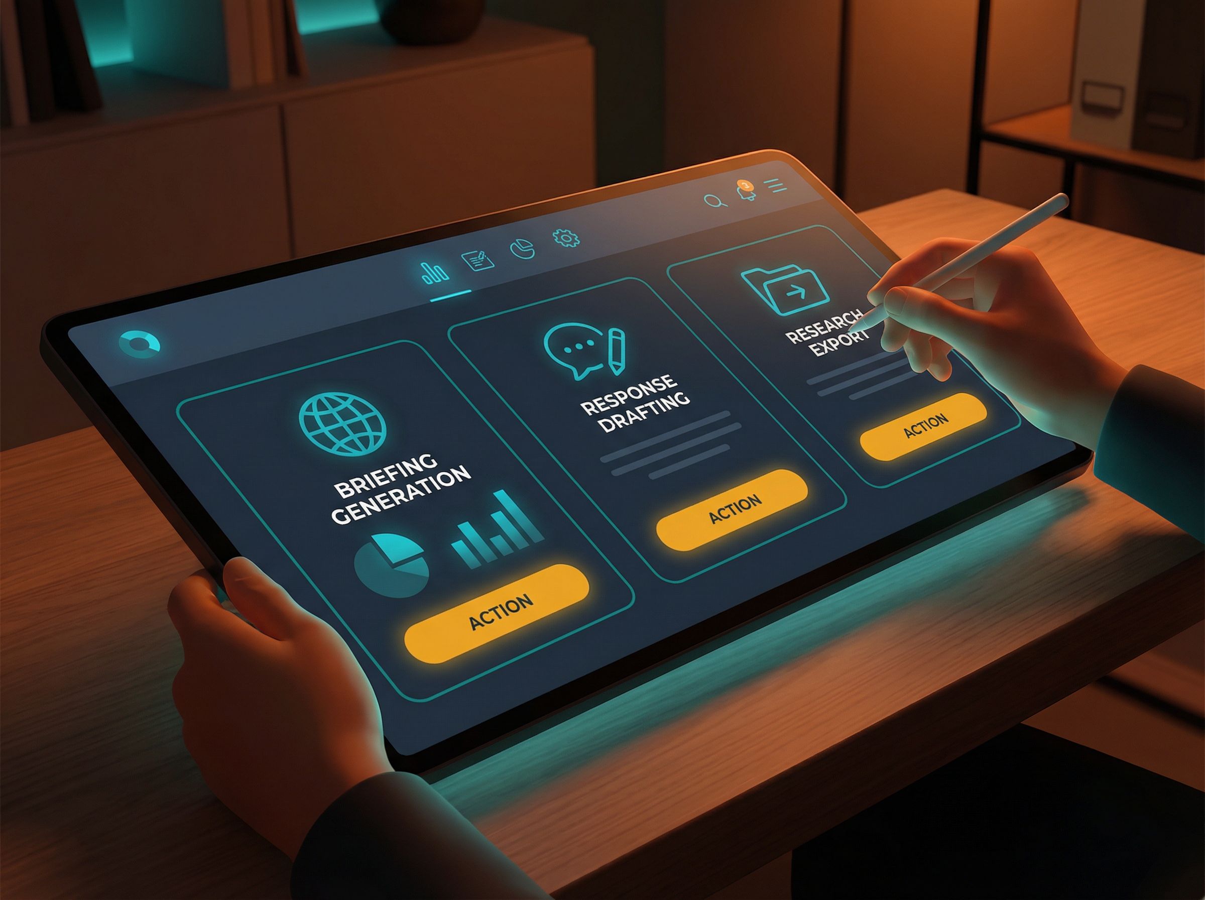 Community action tools and counter-speech dashboard